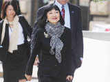 Miyuki Hatoyama, the wife of Japanese PM