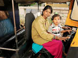 This mom drives an auto and is an IAS aspirant