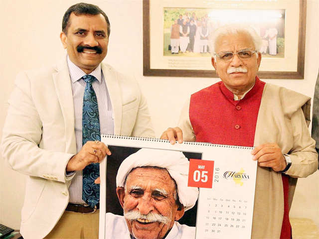 Haryana CM releases calendar