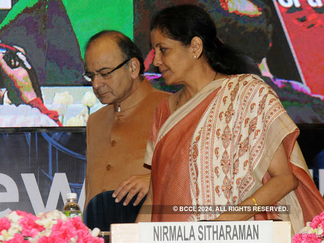 Nirmala Sitharaman with FM Jaitley