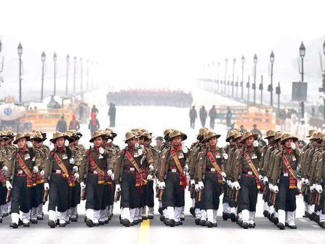 Assam Regiment contingent
