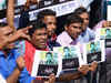 Dalit scholar suicide: NSUI takes out procession agnst Centre
