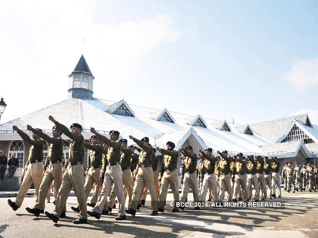 Indian army personnel in Shimla
