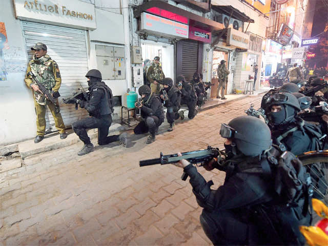 Security mock-drill organised at Khan Market