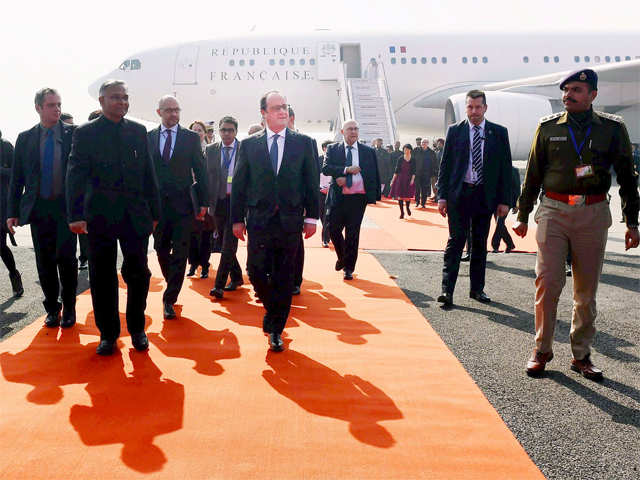 Francois Hollande in Chandigarh