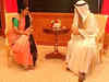 Sushma Swaraj meets Bahrain PM, Saudi minister