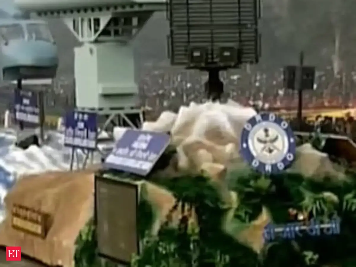 Watch: DRDO tableau at Rajpath - The Economic Times Video | ET Tv