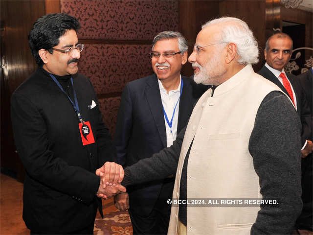 PM Modi with Kumar Mangalam