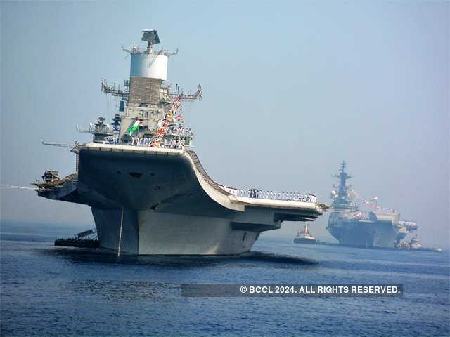 INS Virat and INS  Vikramaditya prep up for IFR