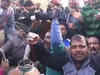 MCD workers protest in Delhi's Trilokpuri area