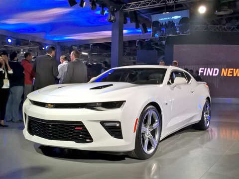 Transmission choices - GM displays Chevrolet Camaro at Auto Expo 2016: All  you should know | The Economic Times