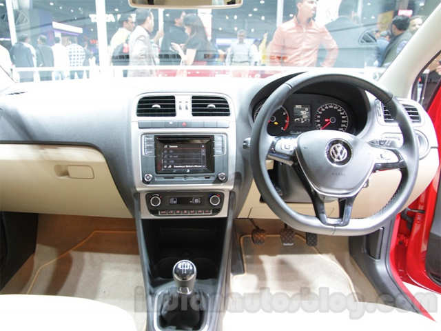 het beleid in het geheim Smeltend Touchscreen infotainment - 2016 VW Polo showcased at the Auto Expo | The  Economic Times