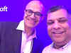 Air Asia's Tony Fernandes has a fanboy moment, clicks selfie with Satya Nadella