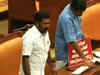 Protests against CM Chandy inside Kerala assembly