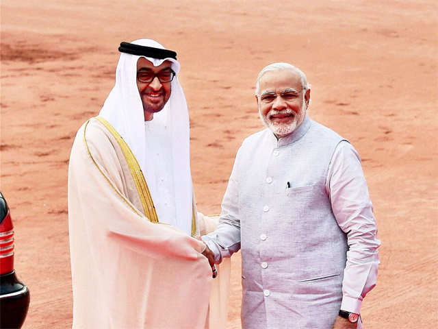 Abu Dhabi Crown Prince in India