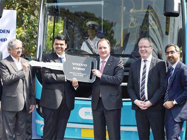 Volvo delivers India's first hybrid bus