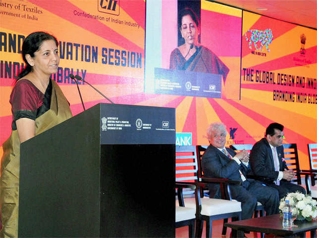 Nirmala Sitharaman at a seminar