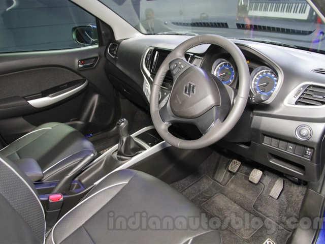 4. Interior identical to standard Baleno