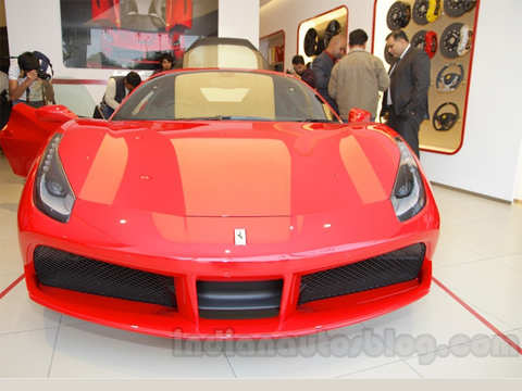 Rear End Ferrari 488 Gtb Launched In India At Rs 388