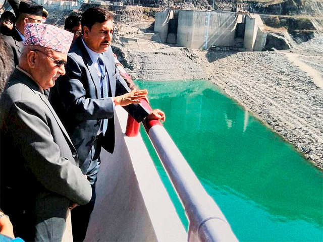 Nepal PM at Tehri dam