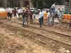 Remains of tram tracks found underneath road in Mumbai