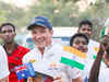 Ex-Australia MP Pat Farmer on 'Spirit of India' run reaches Vadodara