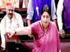 Opposition demands Smriti Irani's apology over Rajya Sabha remark