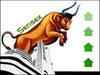 Sensex up 180 pts; RNRL, RPL doing well