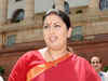 Smriti Irani likely to be Opposition target in Parliament this week