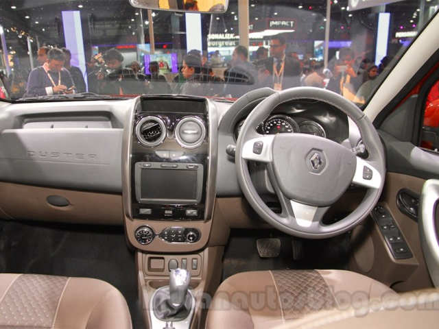 Interior 2016 Renault Duster Facelift Launched At Rs