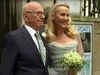 Murdoch, new bride pose for photos