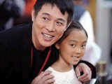 Jet Li and daughter Jane