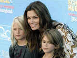 Cindy Crawford with her children 