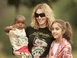 Madonna with her children