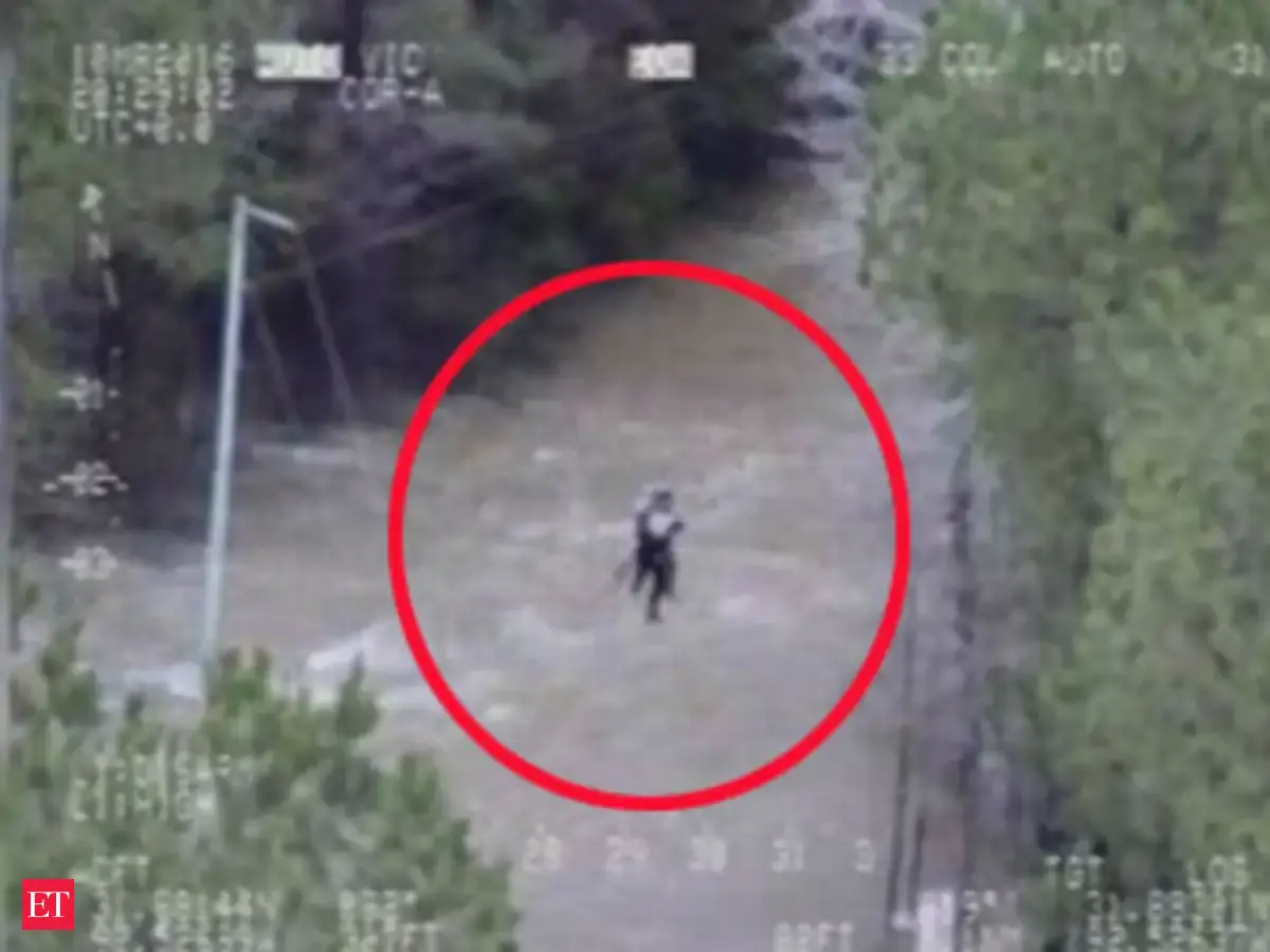 Dramatic rescue operation caught on camera - The Economic Times Video ...
