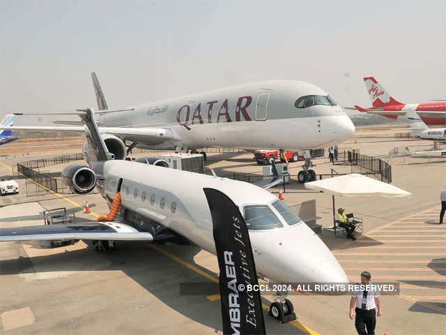 Aircrafts on display