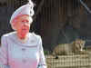 Queen Elizabeth visits zoo to open lion exhibit