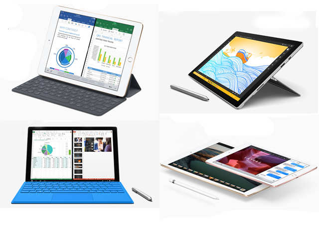 iPad Pro 9.7'' vs Surface Pro 4 & iPad Pro 12.9''