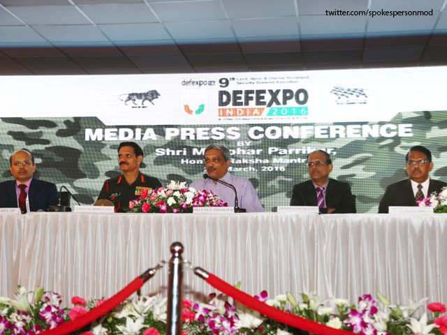 Parikkar addresses press conference