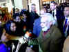 PM Narendra Modi greets Indian diaspora in Brussels