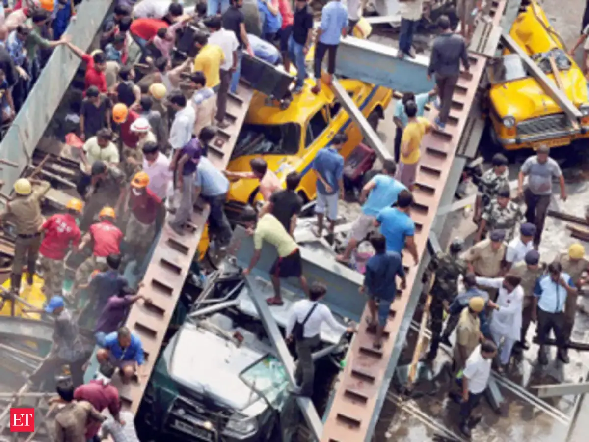 Kolkata flyover tragedy: Police file FIR against builder IVRCL - The ...