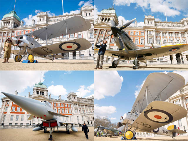 RAF Museum displays three fighter planes