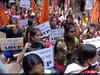 Paper leak controversy: ABVP activists protest outside PU Board office