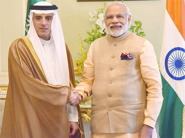PM Modi with Saudi Minister of Foreign Affairs