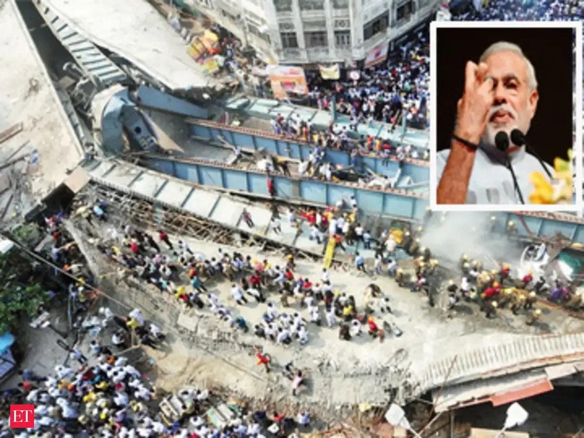 It wasn't an act of God, it was an act of fraud: PM Modi on flyover ...