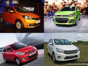 Tata Tiago vs Maruti Celerio vs Chevrolet Beat vs Hyundai i10: Comparison