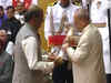 President Pranab Mukherjee confers Padma awards 2016