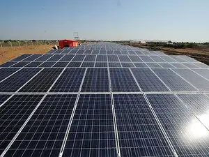 Solar installation at Indira Gandhi International Airport, New Delhi