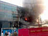 Fire in commercial building in Delhi