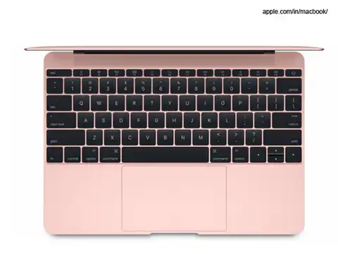 The first Rose Gold coloured Mac - Thinnest Apple Macbook: 8